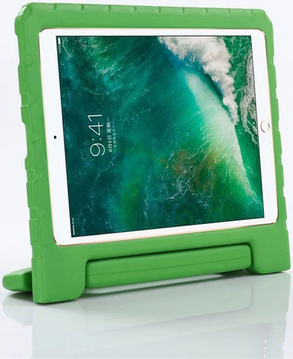 Apple iPad Pro 12.9 2018 / 2020 Kinder Tablethoes met Handvat Groen afbeelding 3