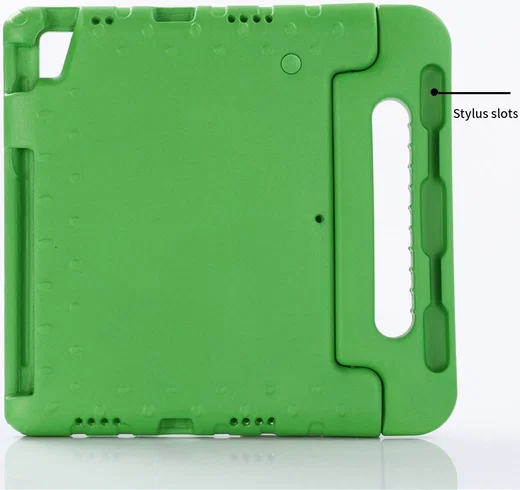 Apple iPad Pro 12.9 2018 / 2020 Kinder Tablethoes met Handvat Groen afbeelding 6