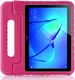 Huawei Mediapad T3 (10) Kinder Tablethoes met Handvat Roze afbeelding 3