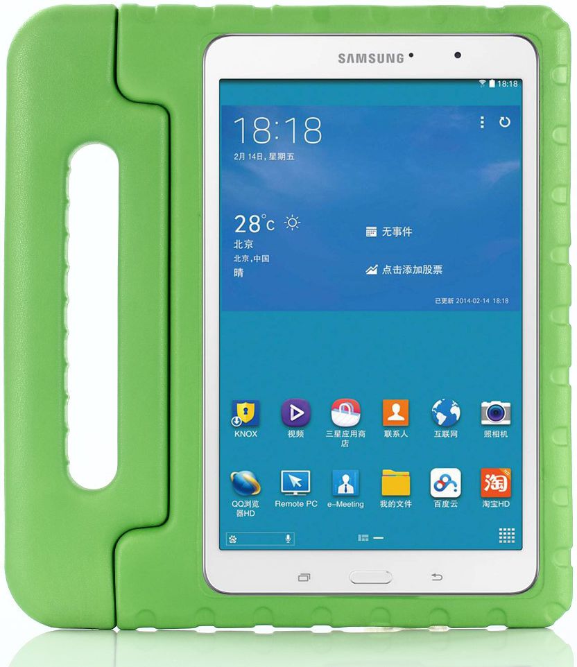 Samsung Galaxy Tab A 10.5 (2018) Kinder Tablethoes met Handvat Groen afbeelding 1
