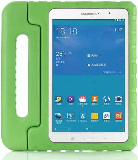 Samsung Galaxy Tab A 10.5 (2018) Kinder Tablethoes met Handvat Groen afbeelding 1