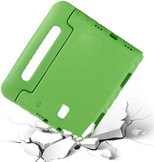 Samsung Galaxy Tab A 10.5 (2018) Kinder Tablethoes met Handvat Groen afbeelding 10