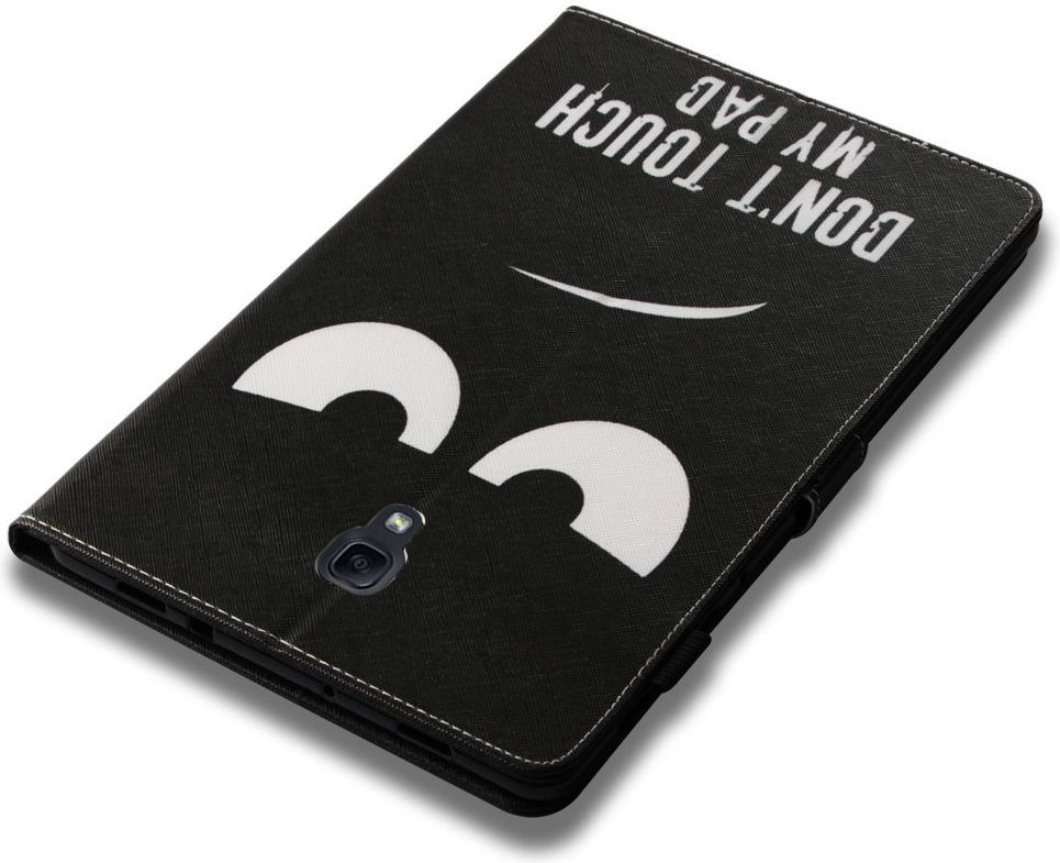 Samsung Galaxy Tab A 10.5 (2018) Portemonnee Print Hoes Don't Touch afbeelding 6