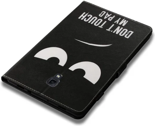 Samsung Galaxy Tab A 10.5 (2018) Portemonnee Print Hoes Don't Touch afbeelding 6
