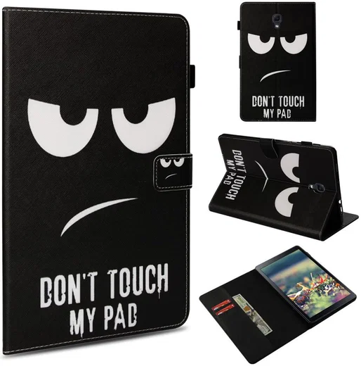 Samsung Galaxy Tab A 10.5 (2018) Portemonnee Print Hoes Don't Touch afbeelding 8