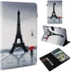 Samsung Galaxy Tab A 10.5 (2018) Portemonnee Print Hoes Eiffeltoren afbeelding 8