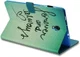 Samsung Galaxy Tab A 10.5 (2018) Portemonnee Print Hoes Quote afbeelding 3