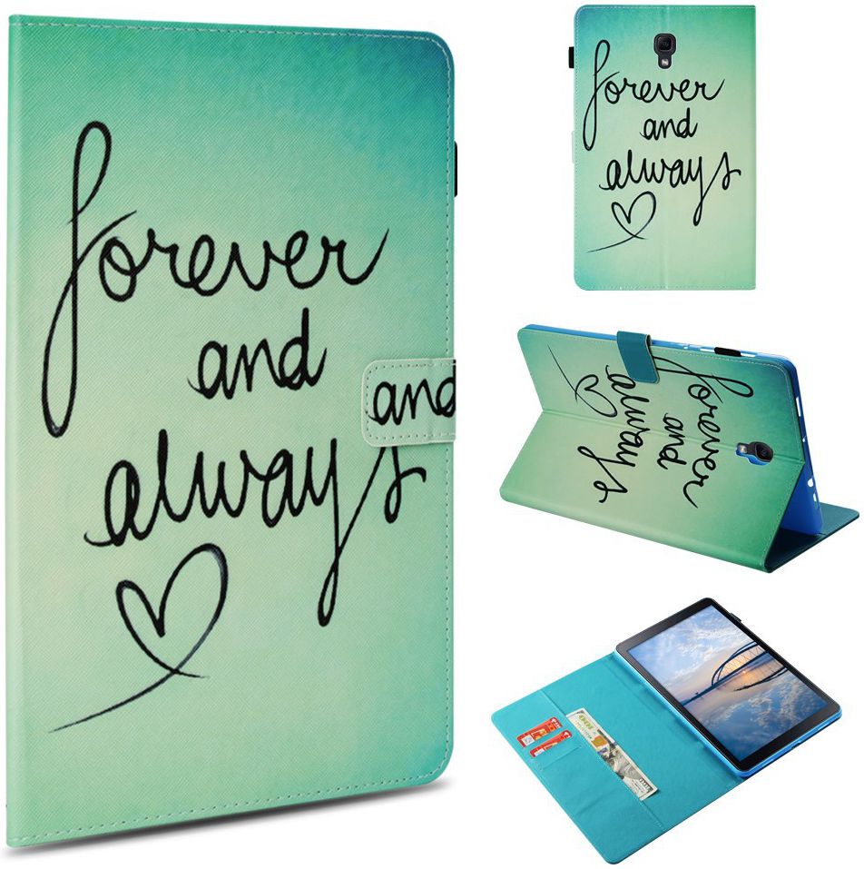 Samsung Galaxy Tab A 10.5 (2018) Portemonnee Print Hoes Quote afbeelding 8