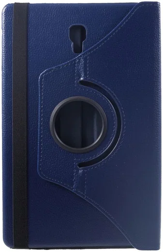 Samsung Galaxy Tab A 10.5 (2018) 360° Draaibare Hoes Donker Blauw afbeelding 1