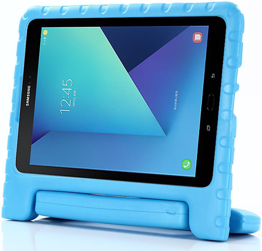 Samsung Galaxy Tab S4 10.5 Kinder Tablethoes met Handvat Blauw afbeelding 4