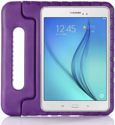Samsung Galaxy Tab S4 10.5 Kinder Tablethoes met Handvat Paars afbeelding 1