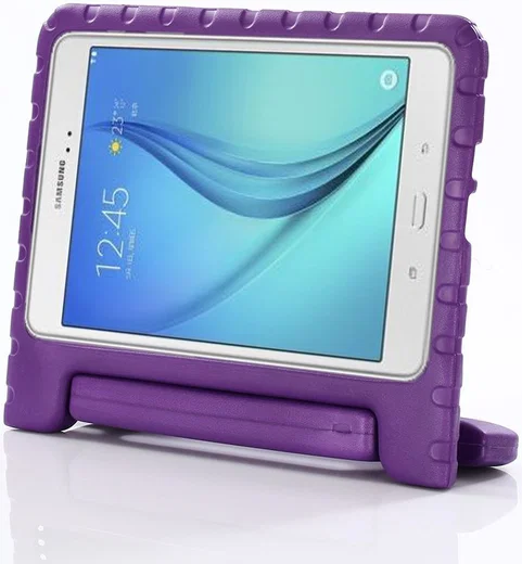 Samsung Galaxy Tab S4 10.5 Kinder Tablethoes met Handvat Paars afbeelding 3