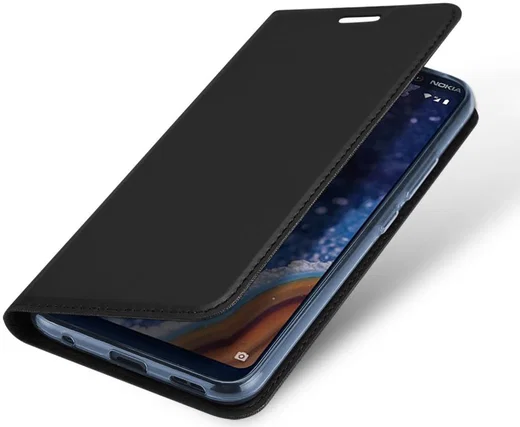Dux Ducis Skin Pro Series Nokia 9 PureView Flip Hoesje Zwart afbeelding 1
