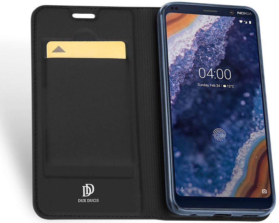 Dux Ducis Skin Pro Series Nokia 9 PureView Flip Hoesje Zwart afbeelding 2