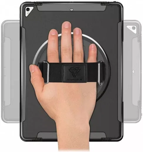 Armor X EXN-Series Apple iPad Pro 12.9 (2017) Robuuste Hoes Zwart afbeelding 5