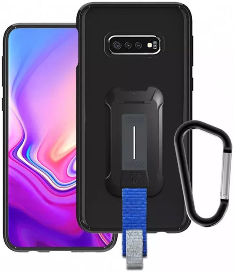 Armor X BX-Series Samsung Galaxy S10E Robuust Hoesje Transparant Zwart afbeelding 1