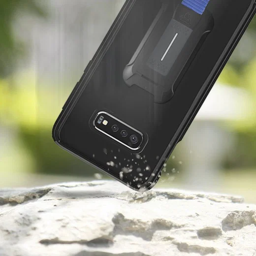 Armor X BX-Series Samsung Galaxy S10E Robuust Hoesje Transparant Zwart afbeelding 2