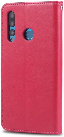 AZNS Huawei P Smart (2019) Portemonnee Stand Hoesje Rood afbeelding 4