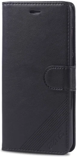 AZNS Xiaomi Redmi Go Portemonnee Stand Hoesje Zwart afbeelding 3