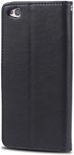 AZNS Xiaomi Redmi Go Portemonnee Stand Hoesje Zwart afbeelding 4