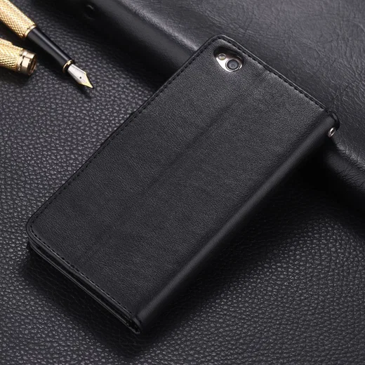 AZNS Xiaomi Redmi Go Portemonnee Stand Hoesje Zwart afbeelding 7