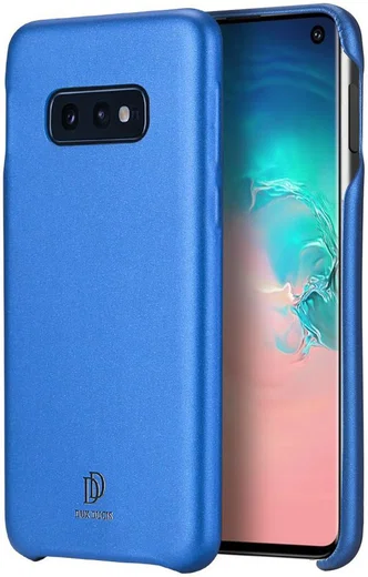 Dux Ducis Skin Lite Kunstleren Coating Hoesje Galaxy S10E Blauw afbeelding 1