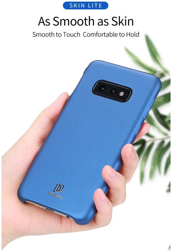 Dux Ducis Skin Lite Kunstleren Coating Hoesje Galaxy S10E Blauw afbeelding 14