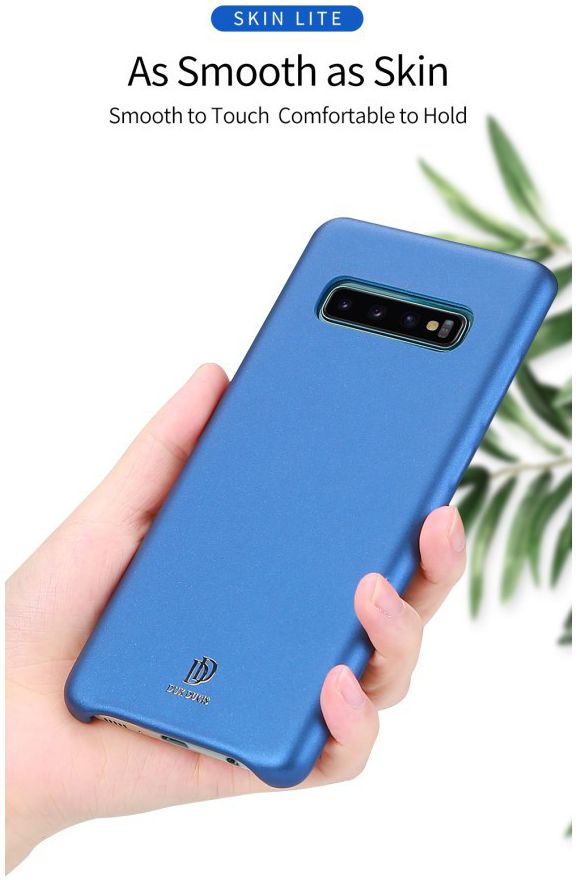 Dux Ducis Skin Lite Kunstleren Coating Hoesje Galaxy S10 Plus Zwart afbeelding 13