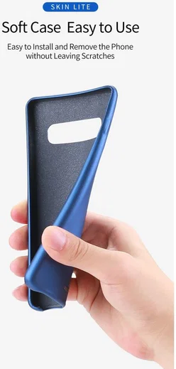 Dux Ducis Skin Lite Kunstleren Coating Hoesje Galaxy S10 Plus Zwart afbeelding 15