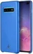 Dux Ducis Skin Lite Kunstleren Coating Hoesje Galaxy S10 Plus Blauw afbeelding 1