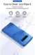 Dux Ducis Skin Lite Kunstleren Coating Hoesje Galaxy S10 Plus Blauw afbeelding 10