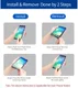 Dux Ducis Skin Lite Kunstleren Coating Hoesje Galaxy S10 Plus Blauw afbeelding 17