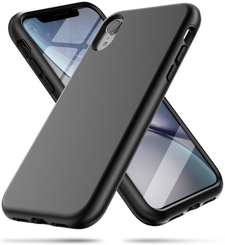 Apple iPhone XR Spatbestendig Hybride Hoesje Zwart afbeelding 1