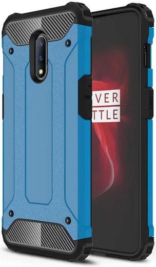 OnePlus 7 Hybride Hoesje Blauw afbeelding 1