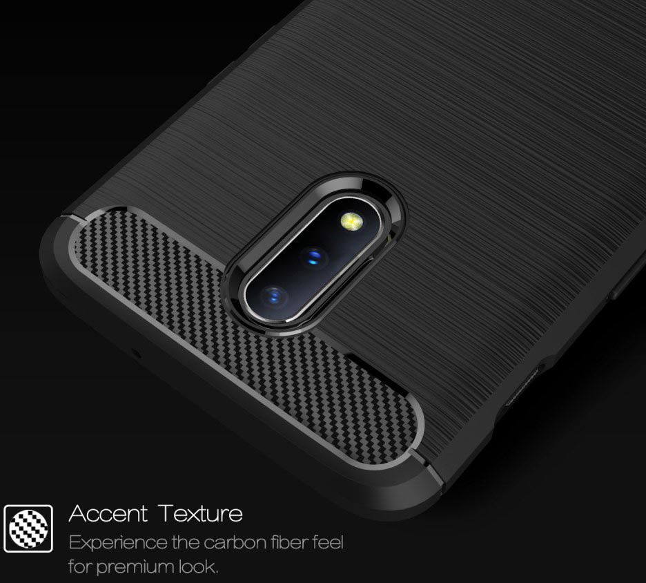 OnePlus 7 Geborsteld TPU Hoesje Rood afbeelding 10