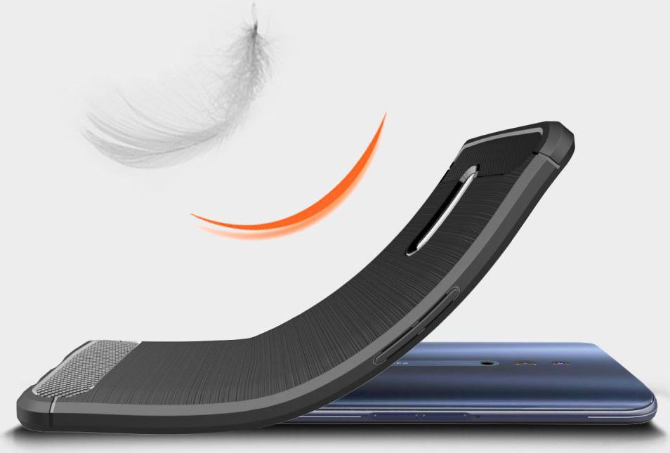 Oppo Reno Geborsteld TPU Hoesje Blauw afbeelding 5