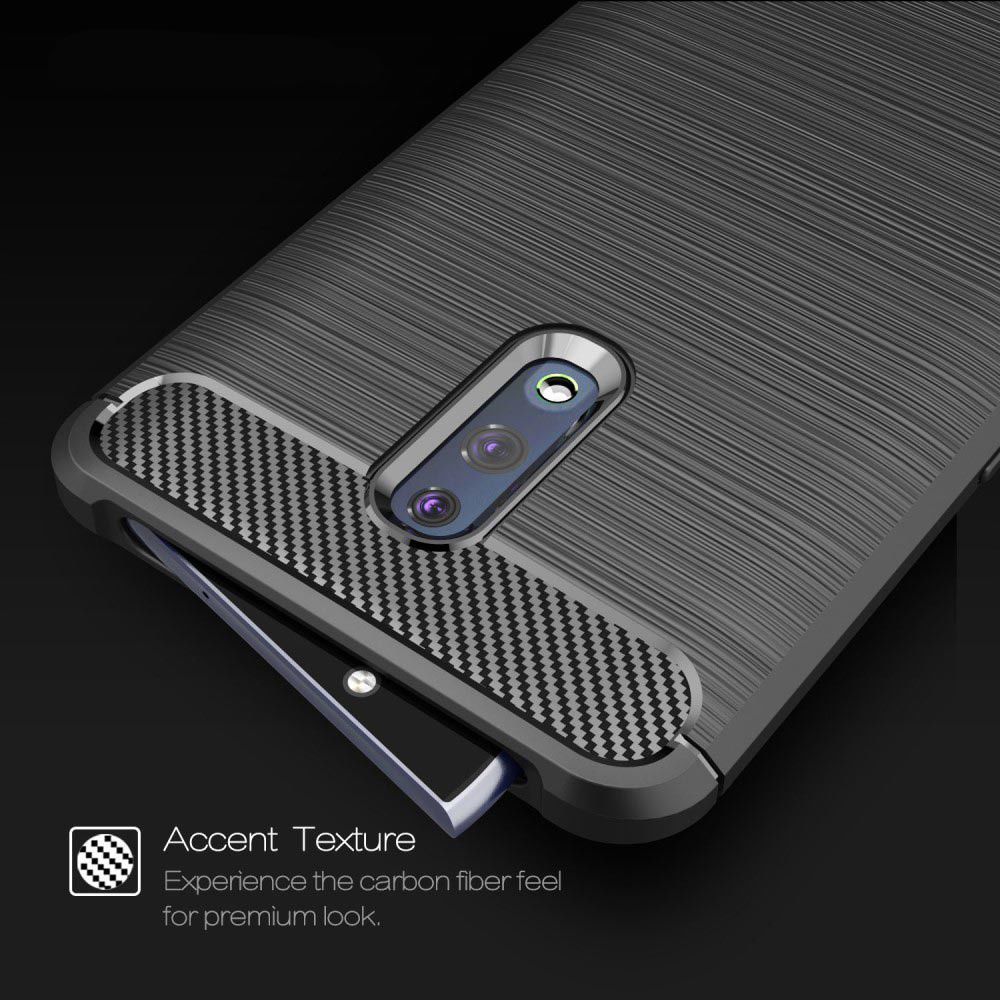 Oppo Reno Geborsteld TPU Hoesje Blauw afbeelding 8