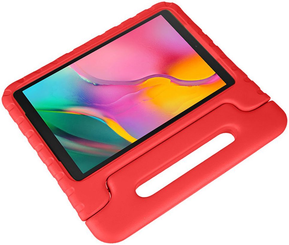 Samsung Galaxy Tab A 10.1 (2019) Kinder Tablethoes met Handvat Rood afbeelding 5