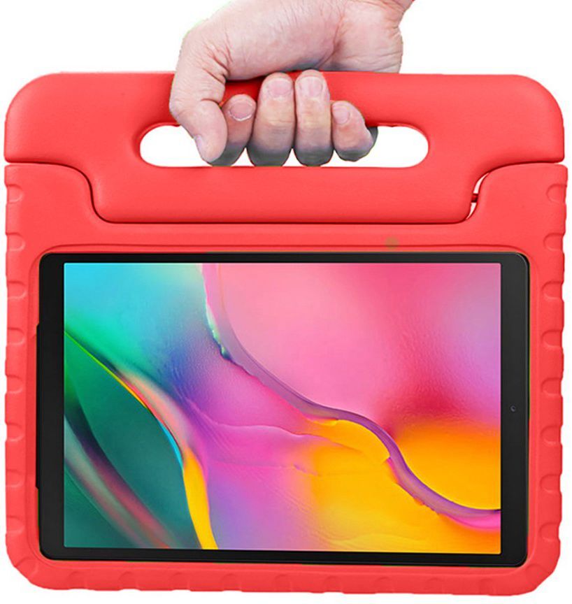 Samsung Galaxy Tab A 10.1 (2019) Kinder Tablethoes met Handvat Rood afbeelding 7