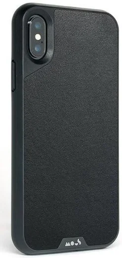 MOUS Limitless 2.0 Apple iPhone XS / X Hoesje Black Leather afbeelding 4