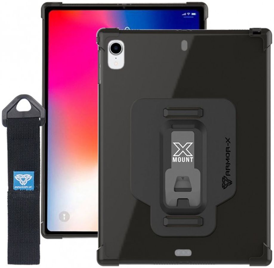 Armor X ZXT-Series iPad Pro 11 (2018) Bumper TPU Hoes Zwart afbeelding 1
