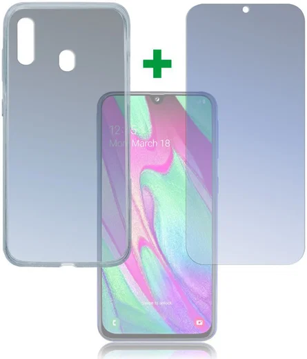 4smarts 360° Protection Limited Cover Samsung Galaxy A10 Transparant afbeelding 1