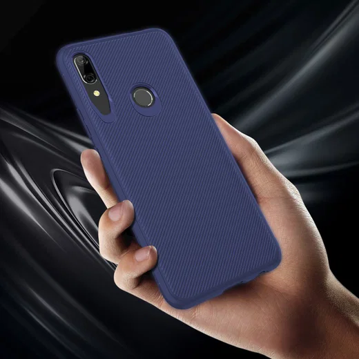 Huawei P Smart Z Twill Slim Texture Back Cover Blauw afbeelding 4