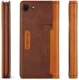 iPhone SE (2020/2022)/8/7 Hoesje Retro Portemonnee Book Case Bruin afbeelding 12