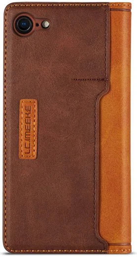 iPhone SE (2020/2022)/8/7 Hoesje Retro Portemonnee Book Case Bruin afbeelding 9