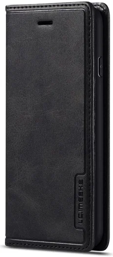 iPhone SE (2020/2022)/8/7 Hoesje Retro Portemonnee Book Case Zwart afbeelding 3