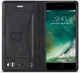 iPhone SE (2020/2022)/8/7 Hoesje Retro Portemonnee Book Case Zwart afbeelding 4