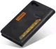 iPhone SE (2020/2022)/8/7 Hoesje Retro Portemonnee Book Case Zwart afbeelding 2