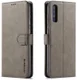 Samsung Galaxy A50 Book Case Hoesje Stijlvol Wallet Kunst Leer Grijs afbeelding 2