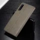 Samsung Galaxy A50 Book Case Hoesje Stijlvol Wallet Kunst Leer Grijs afbeelding 6